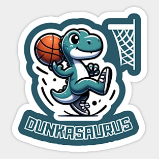 Basketball Dinosaur Dunkasaurus Rex Sticker